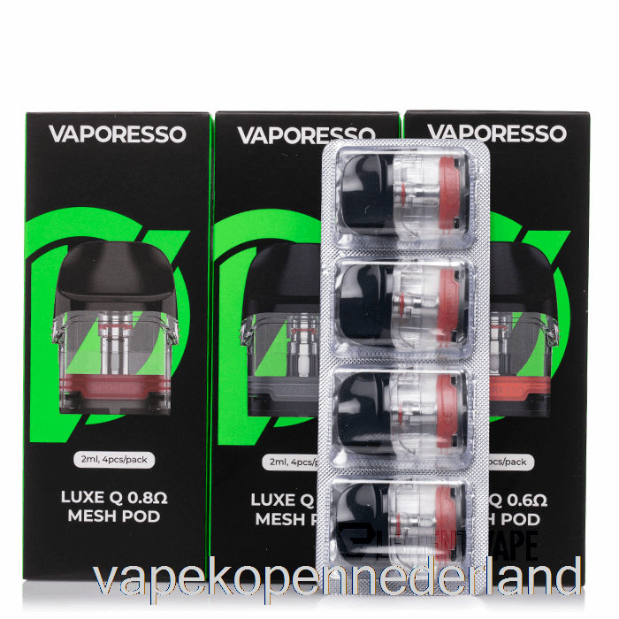 Elektronische Sigaret Vape Vaporesso Luxe Q Vervangende Peulen 0.8ohm Luxe Q Peulen (4-pack)